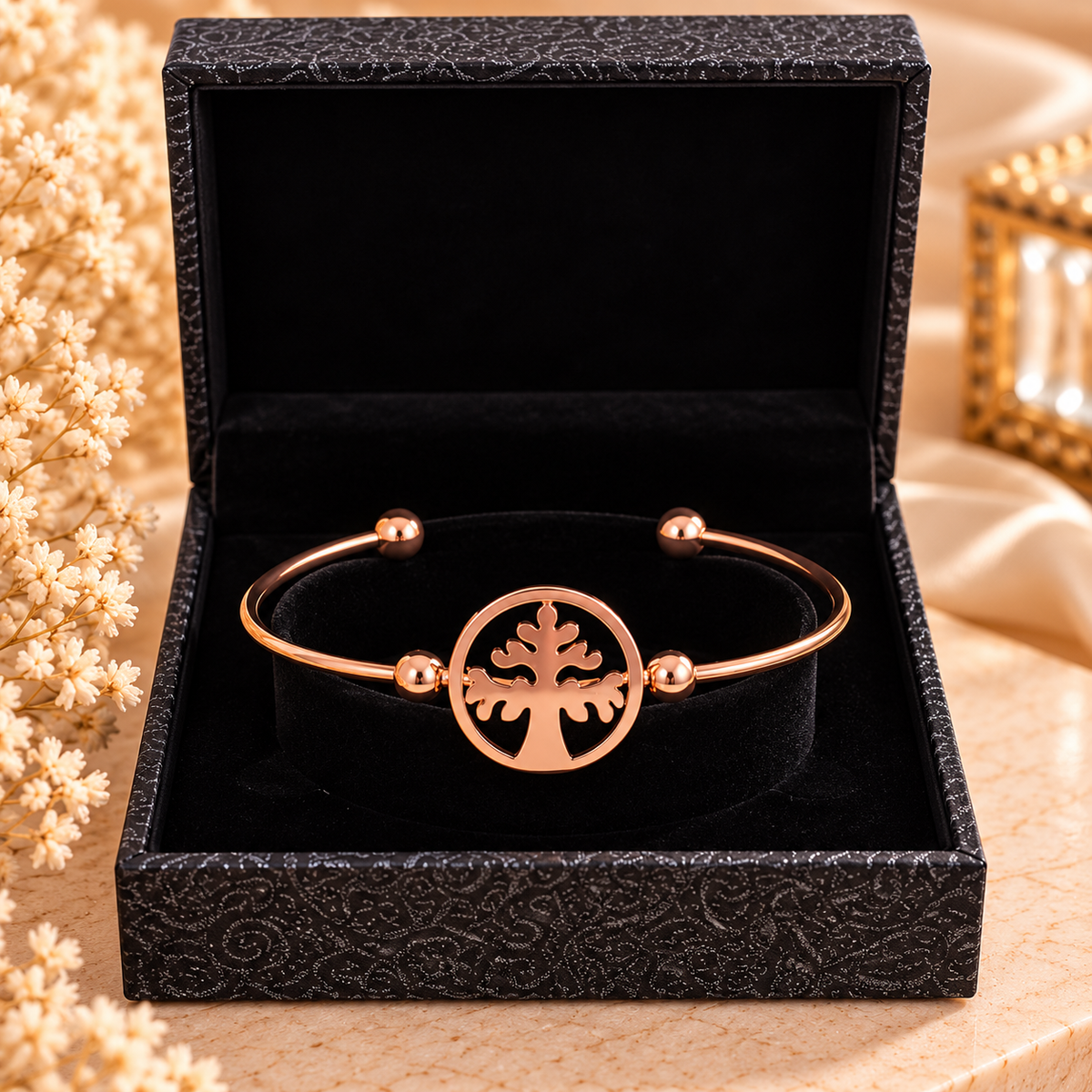 Tree of Life Bangle – Rose Gold perfume by Mehervaan