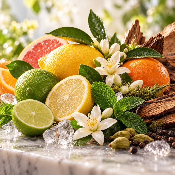 Fresh clean fragrance mood