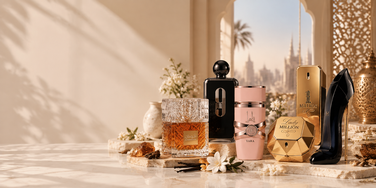 Curated Arabic and designer fragrances from Mehervaan