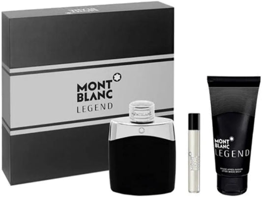 Mont Blanc Legend Gift Set 100ml EDT + 100ml Shower Gel + 7.5ml EDT by Montblanc