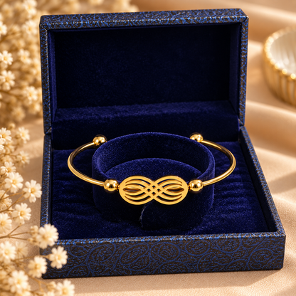 Infinity Bangle – Gold